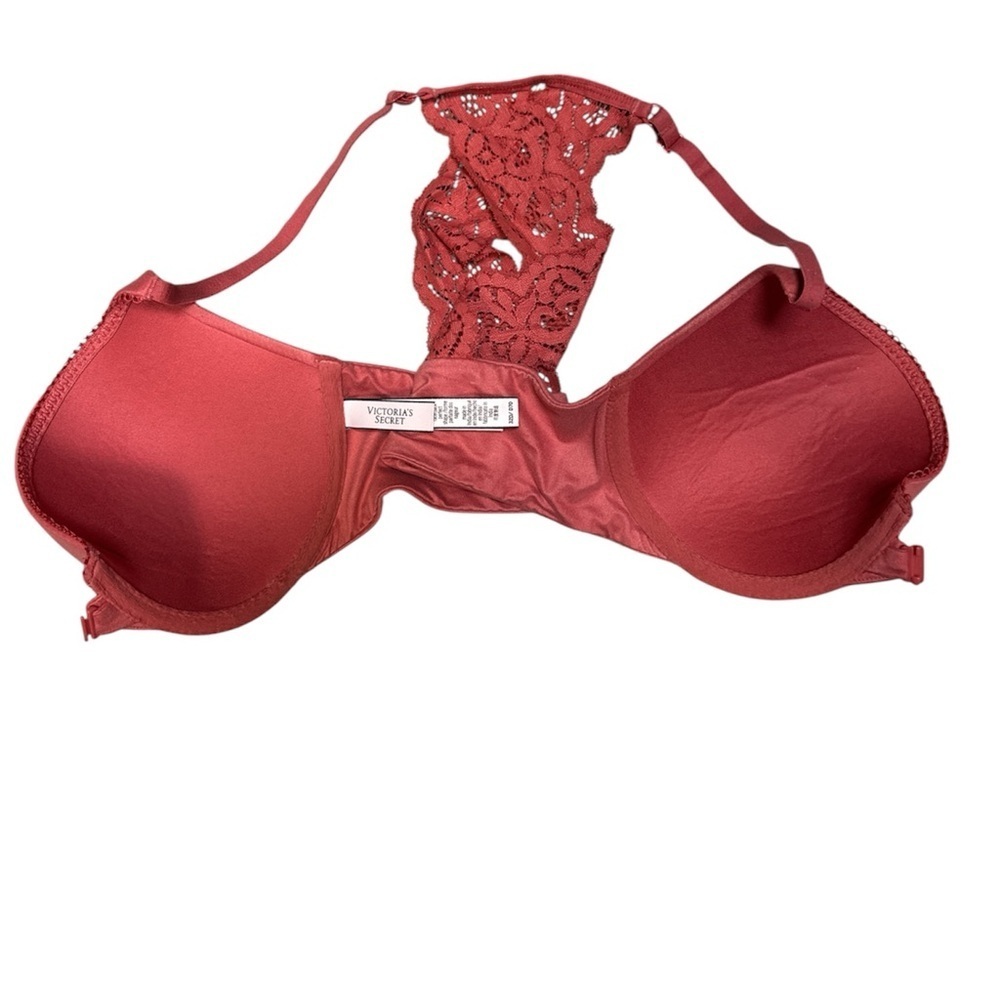Victoria Secret Body By Victoria Lace Racerback Perfect Shape Bra 32D - Picture 6 of 6